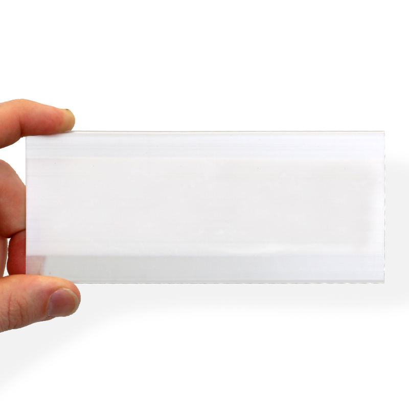 Shelf Price Tag Holder with Permanent Adhesive | Retail Resource